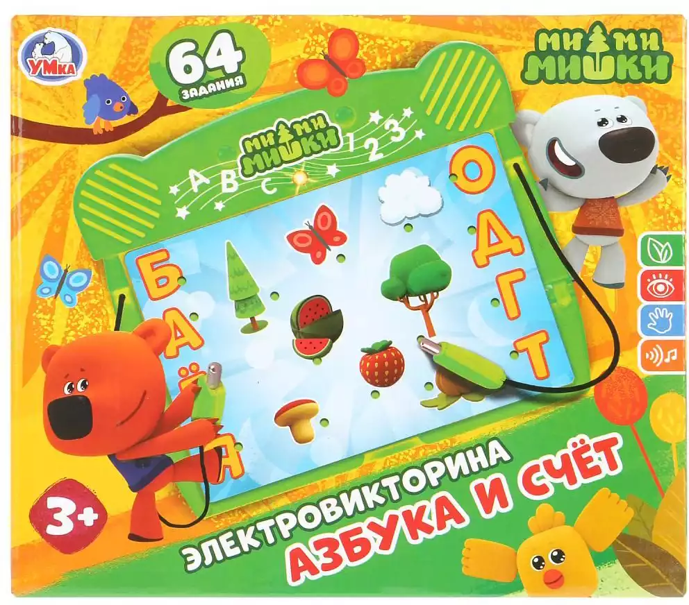 Электровикторина Мимимишки азбука и счет B1692115-R1 ТМ Умка
