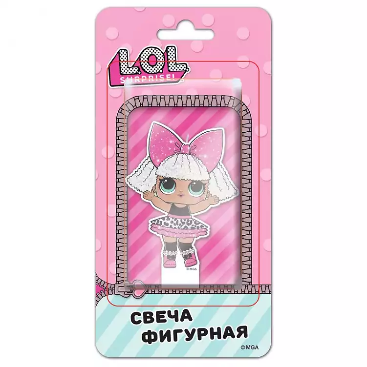 Свеча в торт LOL