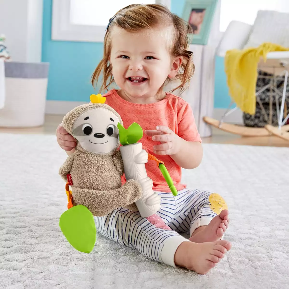 Игрушка -подвеска для коляски Fisher-Price GHL39 Ленивец купить в Казани -  интернет магазин Rich Family