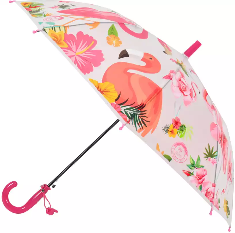 Зонтик с фламинго 058С-4536С