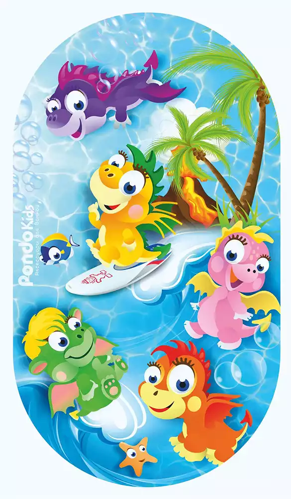 Коврик для ванны Pondo Kids Дракоши PK-0012