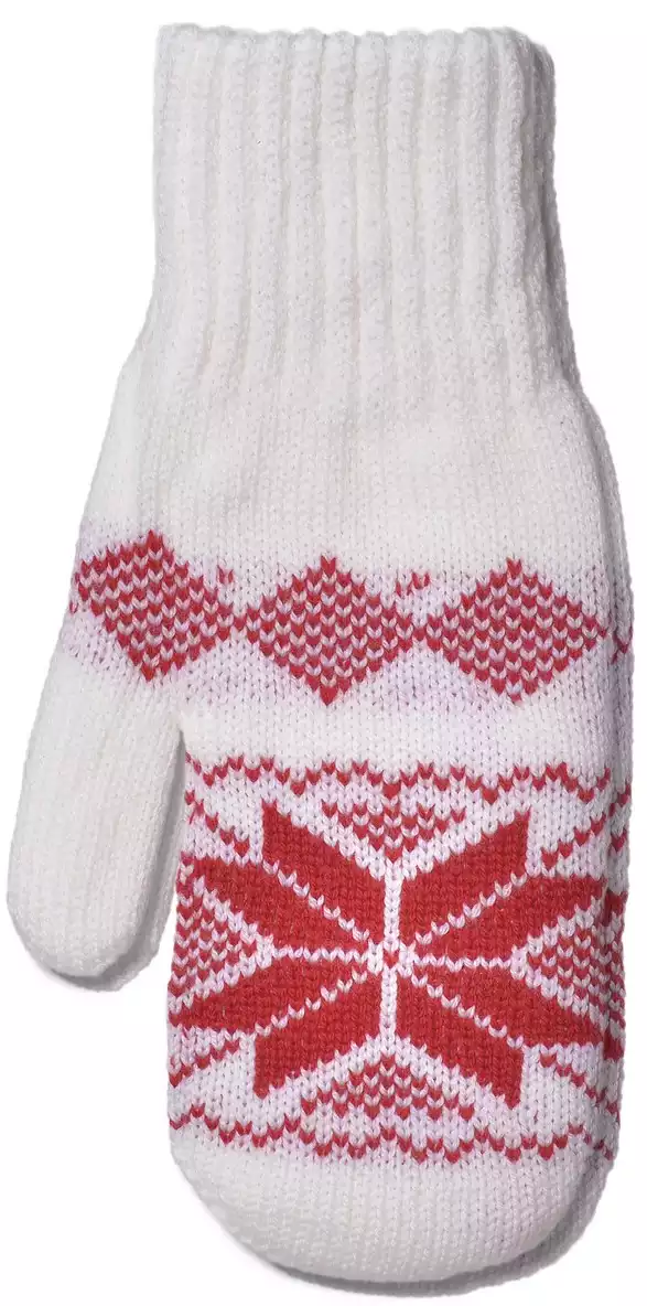 Варежки А370122-16 двойные КРОХА