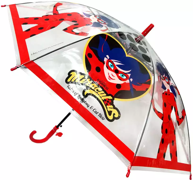 Зонтик Леди Баг прозрачный UM45T-LBUG