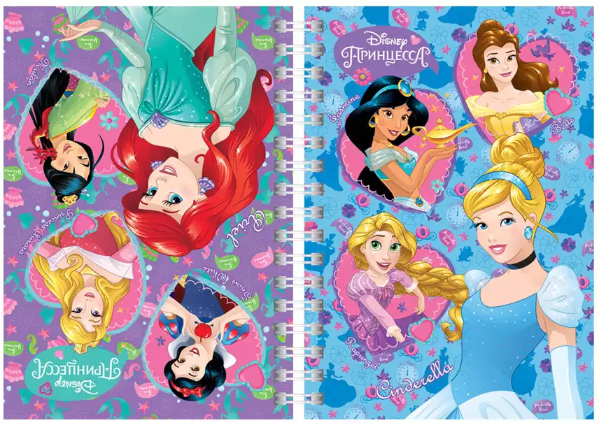 Записная книжка 80л А6 Принцессы DISNEY 061530