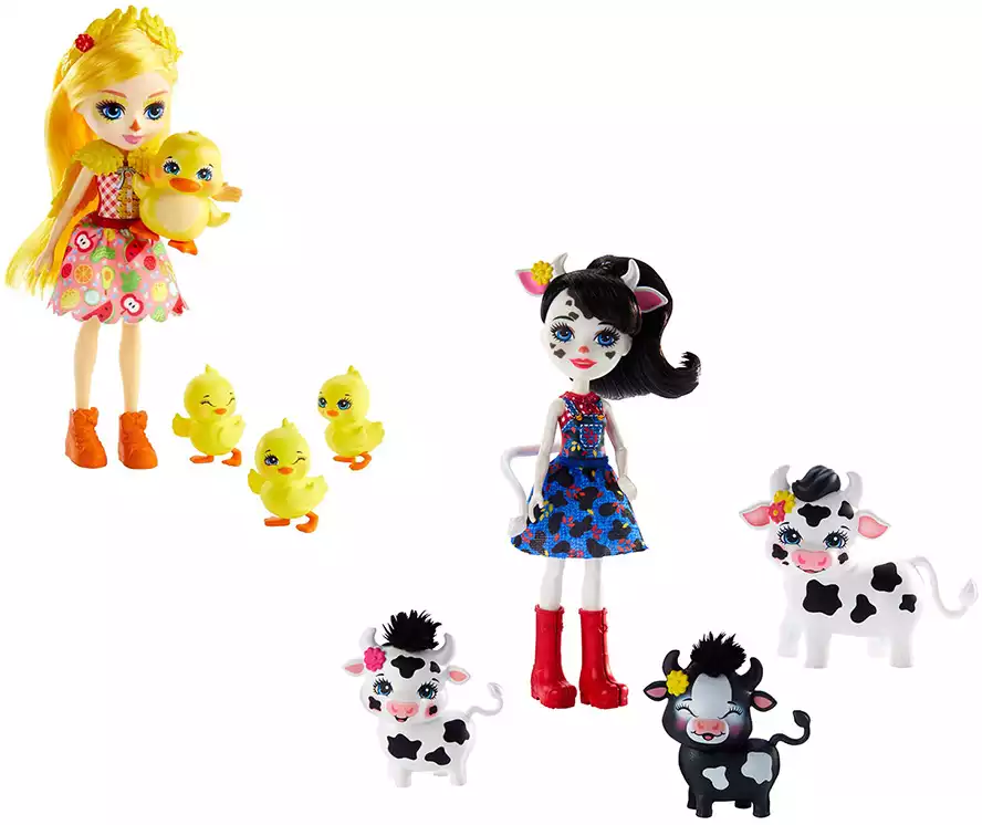 Игровой набор Enchantimals GJX43 Кукла с тремя зверушками в ассортименте