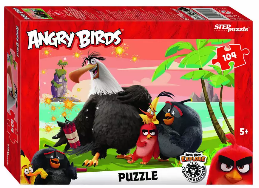 Пазл 104 эл. Angry Birds 82191 STEPpuzzle