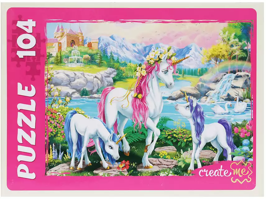 Пазл 104 эл. Единороги №3 П104-2156 Рыжий кот