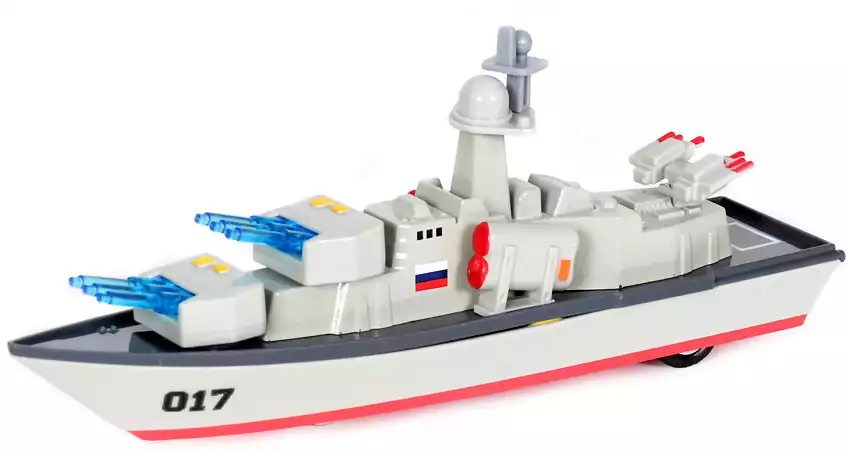 Модель Корабля 18,5см свет, звук, инерция FY017-12D