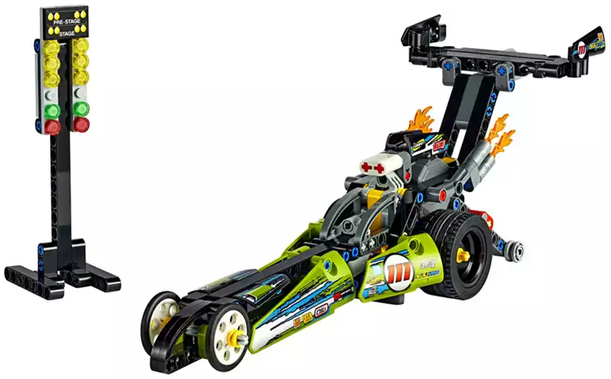 Lego technic drag racer sale