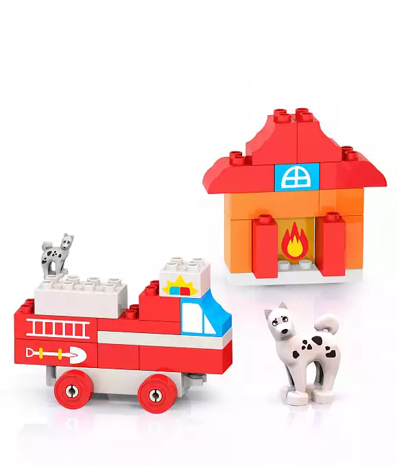 Конструктор Пожарная часть 25 дет.480609 Нордпласт
