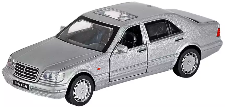 Модель машины Mercedes-Benz S500 (W140) 1:32 16см свет, звук, Инерционный механизм 3588