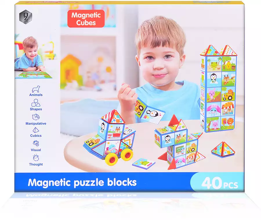 Магнитные пазлы 40 эл.HD349A