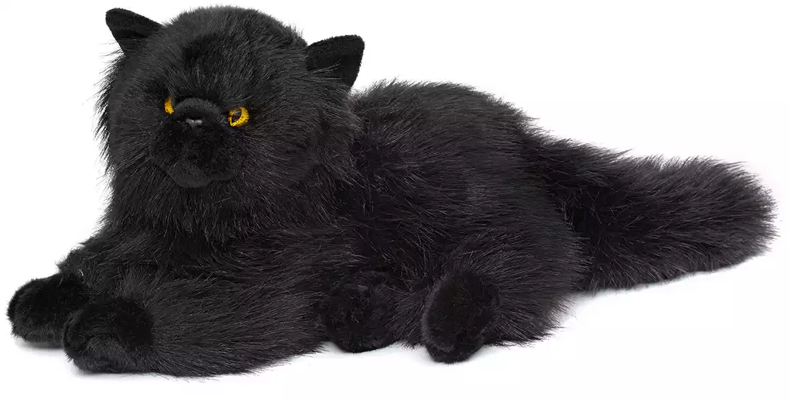 Мягкая игрушка Кошка Бусилия чёрная 30 см 85315 купить в Новосибирске -  интернет магазин Rich Family