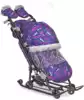 Санки-коляска Ника Детям 7-8S, Фиолетовый
