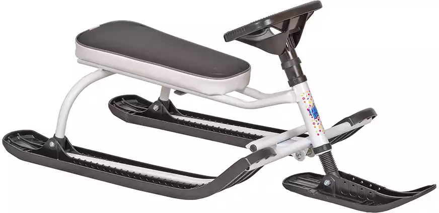 Снегокат ТСЛ низкая рама белый