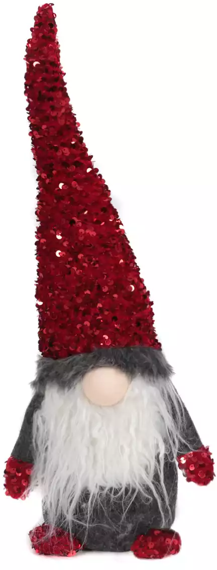 Новогодняя фигура 46 см гномик AT209-19115XR46