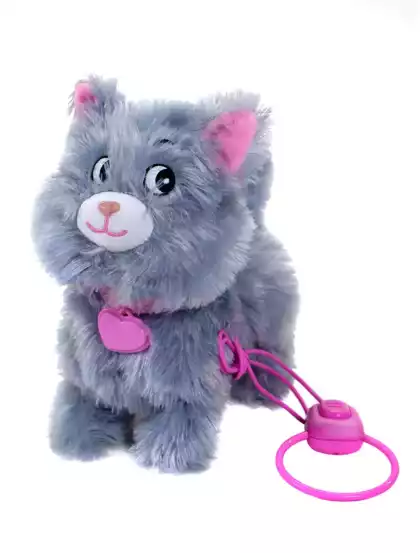 Мягкая игрушка Кошка Изюмка механическая 25 см FT-B088