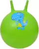Мяч с рожками 45 см зеленый с Динозавром, Зеленый