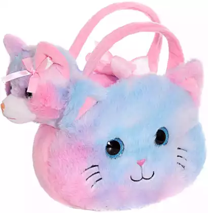 Мягкая игрушка Кошка Азалья в сумочке 20 см LH18391