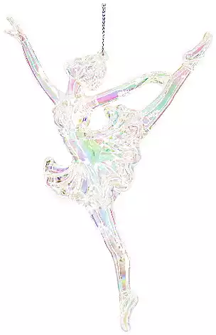 Новогодняя фигурка балерина 15,5 см 150119