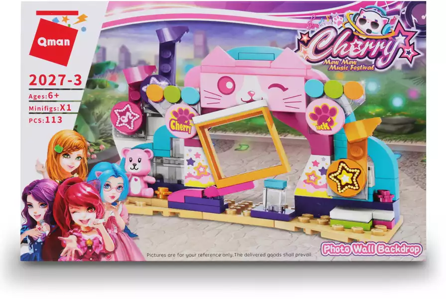 Конструктор блочный Фотозона 2027-3 Qman 113 дет.