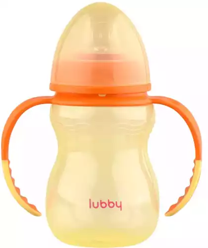 Поильник-непроливайка LUBBY с мягк. нос., от 6 мес. 250 мл.