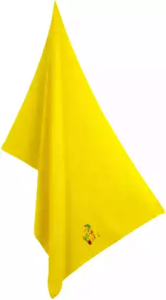 Полотенце махровое банное, цв. желтый 100*150см Душка Махрушка