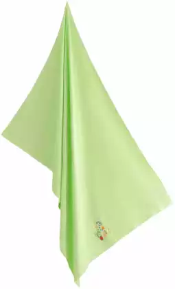 Полотенце махровое банное, цв. зеленый 100*150см Душка Махрушка