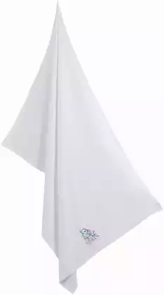 Полотенце махровое банное, цв. белый 100*150см Душка Махрушка