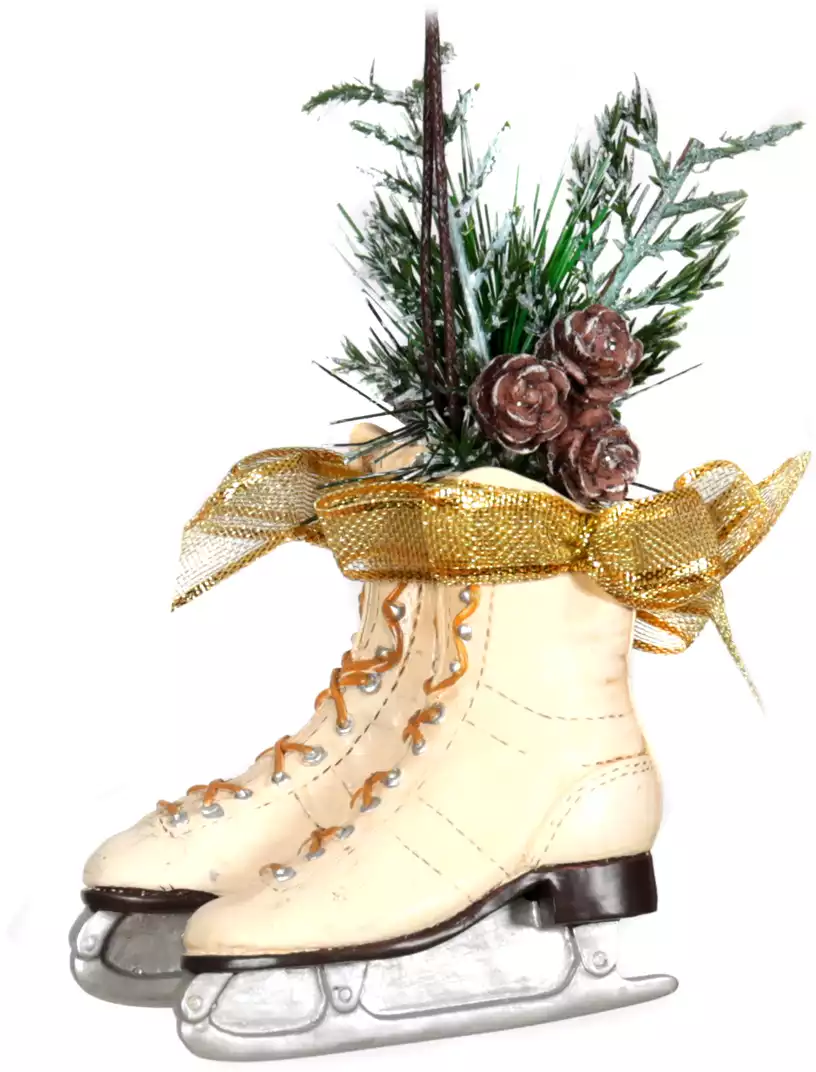 Новогодняя фигурка коньки 209918