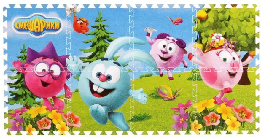 Коврик-пазл Смешарики FS-SMESH Играем вместе