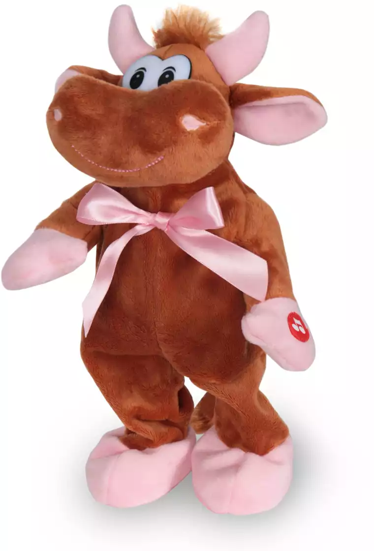 Мягкая игрушка Коровка Клавдия 32 см механическая PTMV08-4895B
