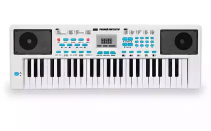 Синтезатор 49 кл., с микрофоном, от сети (ZYB-B0979-2)