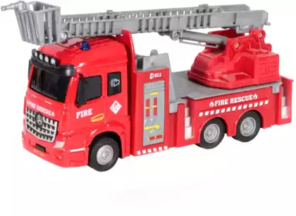Модель машины Пожарная машина 1:43 (19см) свет, звук, инерция 24116