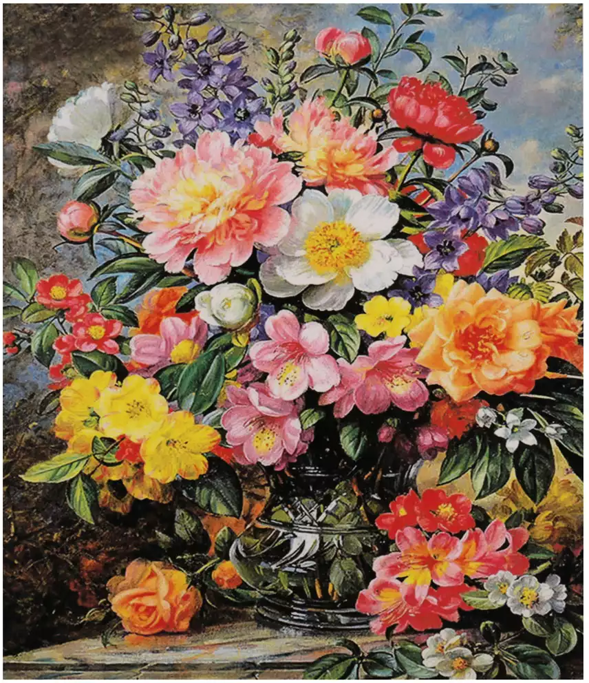 Алмазная мозаика 40*50 GA73524 Восхитительный букет