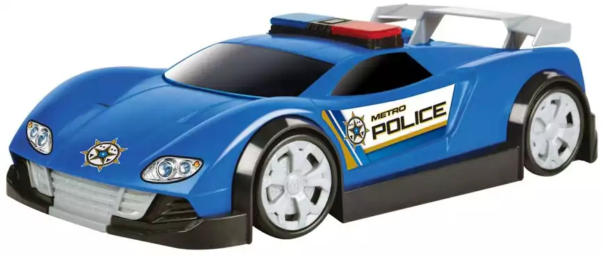 Игровой набор из Машины-кейса с 4-мя машинками Police Car Carry Case свет, звук 78133B Motormax