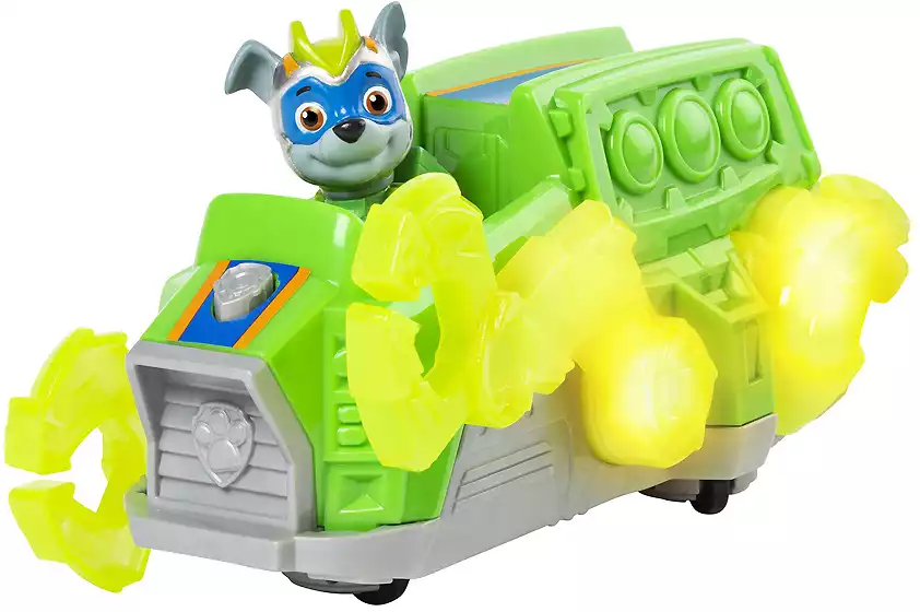 Игровой набор Щенячий патруль 6056875 Мега Щенки Электролапы - Машинка со щенком Роки
