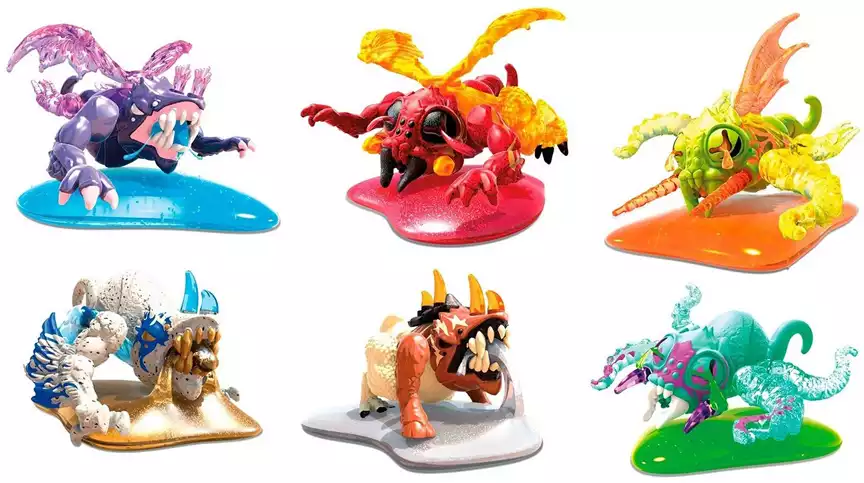 Игровой набор Mega Construx GGJ55 фигурки мини-монстров со слизью