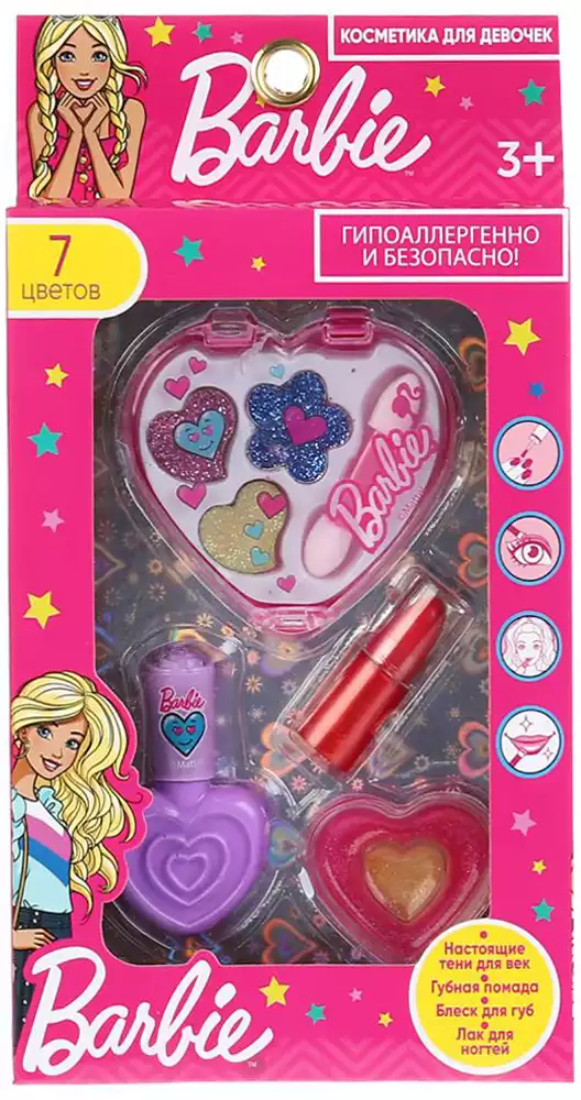Косметика для девочек Барби тени
