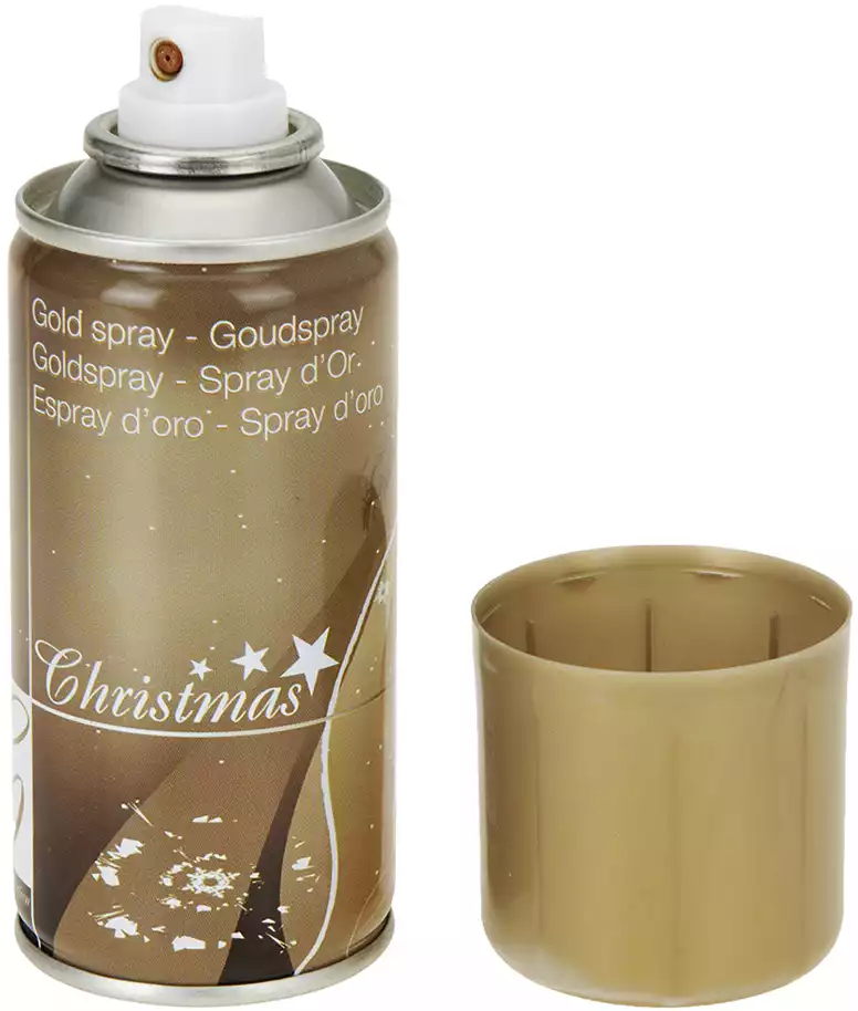 Снег искусственный - краска в аэрозоле 150 мл цвет золотой ABK000505
