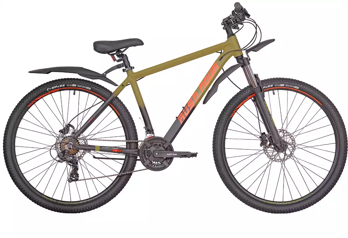 Велосипед горный 29 XS930 HDISC AL 21ск RUSH HOUR