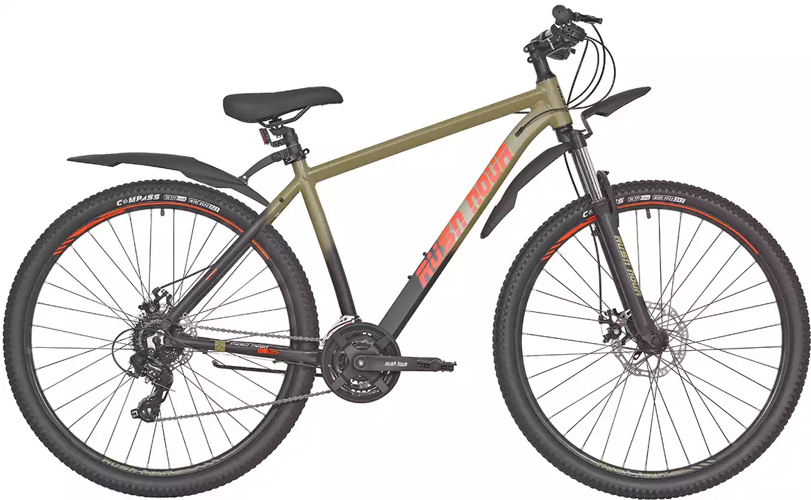 Велосипед горный 29 XS935 DISC AL 24ск RUSH HOUR