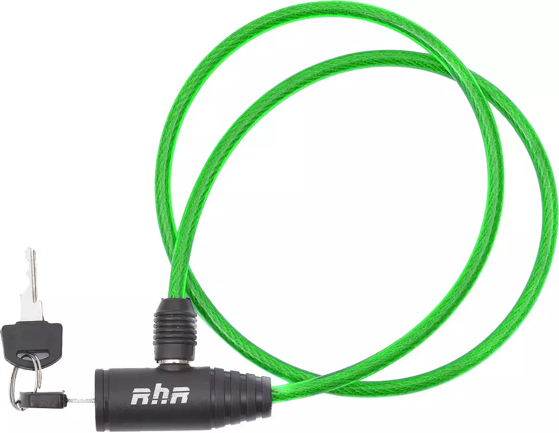 Замок трос с ключом 6х800 мм