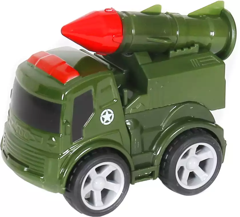 Модель грузовичка военного 4WD 1:48 фрикция 25518 в ассортименте