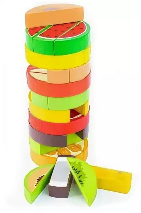 Игра Башня Фрукты 30 дет. 1-98 ТОМИК