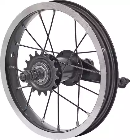 Колесо велосипедное 12 заднее, c-brake, гайки