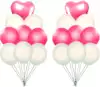 Набор воздушных шаров PM 058D-792D Сердце фольга + 8шт
