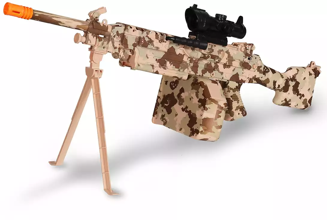 Пулемет на аккумуляторе с гелевыми пулями M249 80см RS99-7