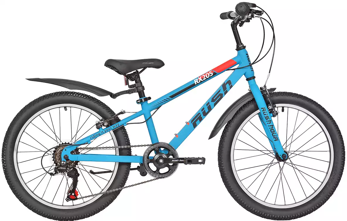 Велосипед подростковый 20 RX 205 V-brake ST 6ск RUSH HOUR