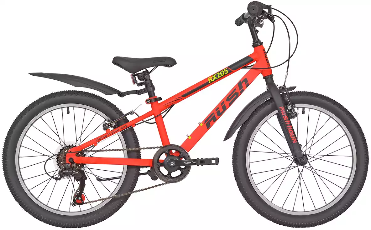 Велосипед подростковый 20 RX 205 V-brake ST 6ск RUSH HOUR